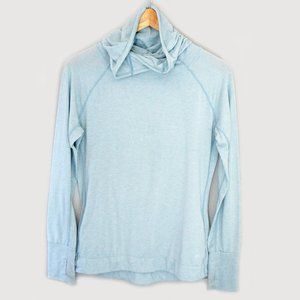 GAP GapFit Breathe Pullover Hoodie Light Blue EUC
